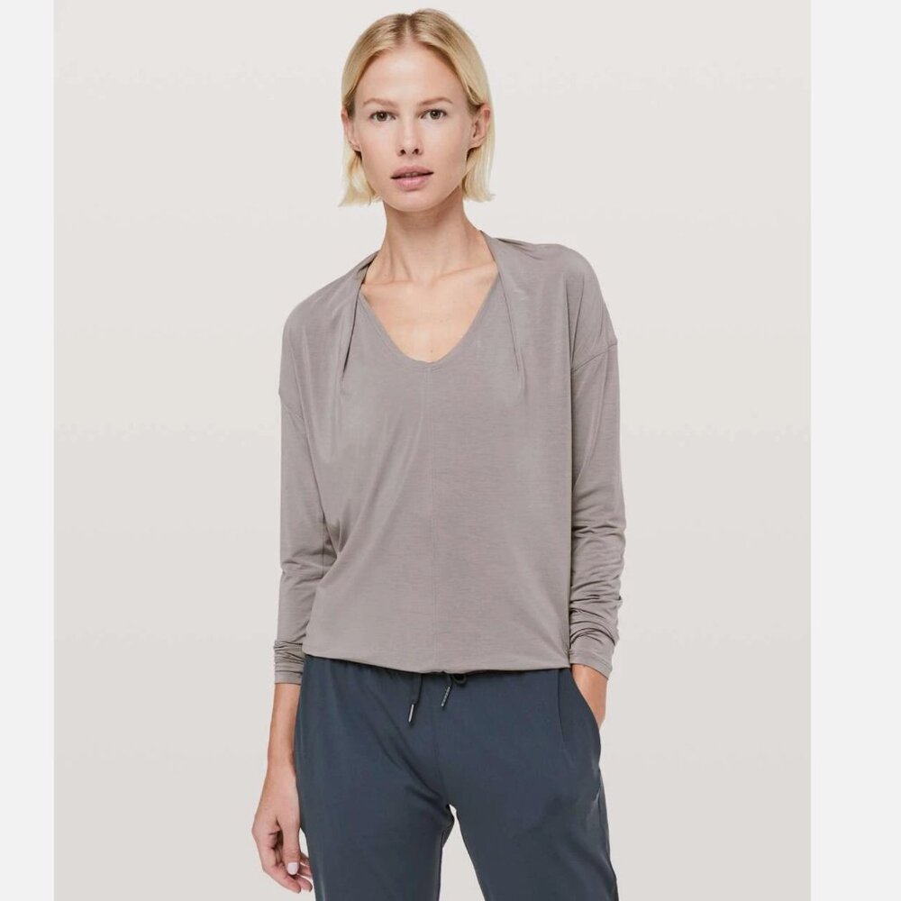 Lululemon Deep Stretch Long Sleeve - Lunar Rock
